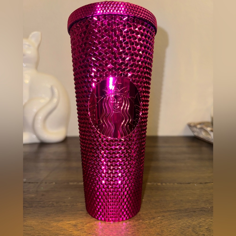 Starbucks Sangria Studded Tumbler 2022 Fall Winter Holiday Bling 24 oz - Venti - Picture 5 of 6